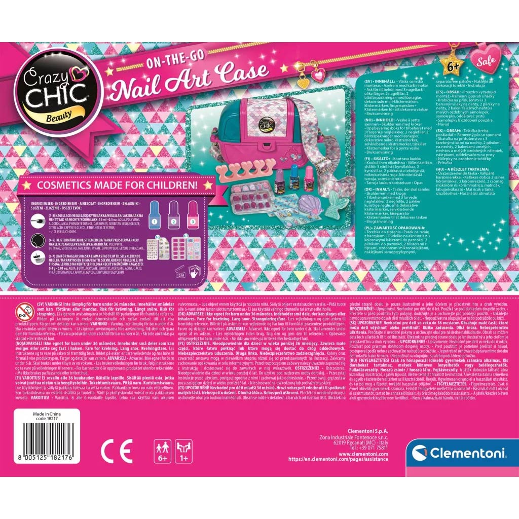 Crazy Chic: Nechtové štúdio v taške - hracia sada - Clementoni kép 3