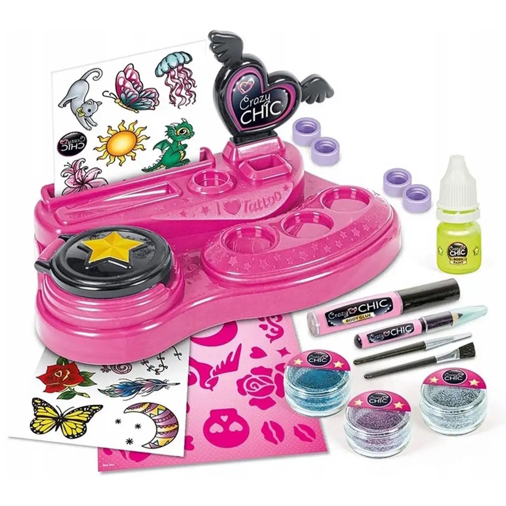 Crazy Chic: Šialený tetovací set - Clementoni kép 3