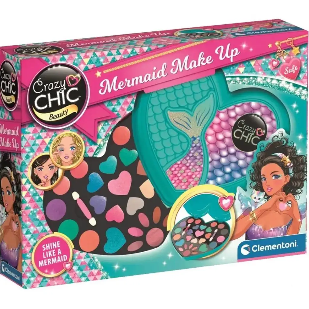Crazy Chic: Sada na líčenie morskej panny - Clementoni