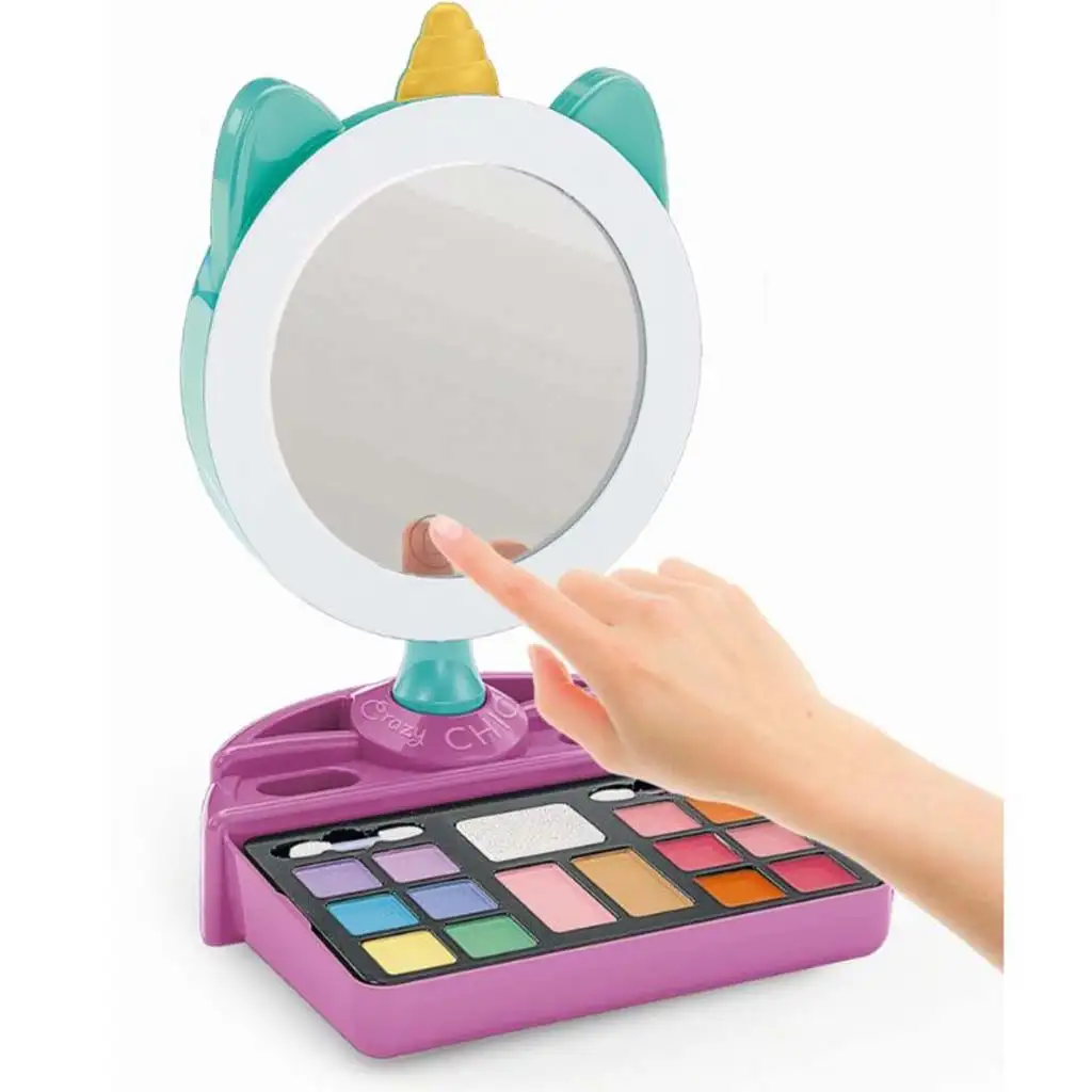 Crazy Chic: Svietiace zrkadlo na líčenie s jednorožcom - Clementoni kép 2