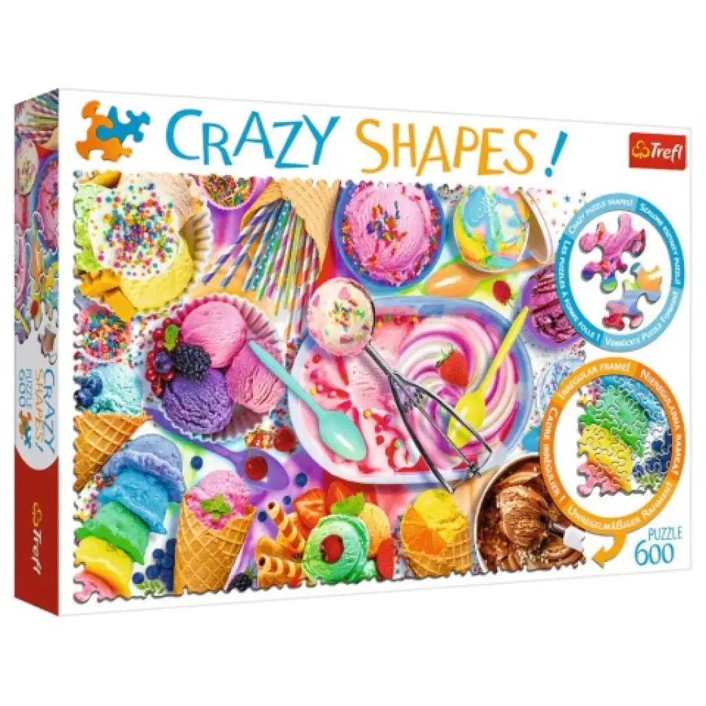 Crazy Shapes: Sladké sny 600 dielne puzzle - Trefl