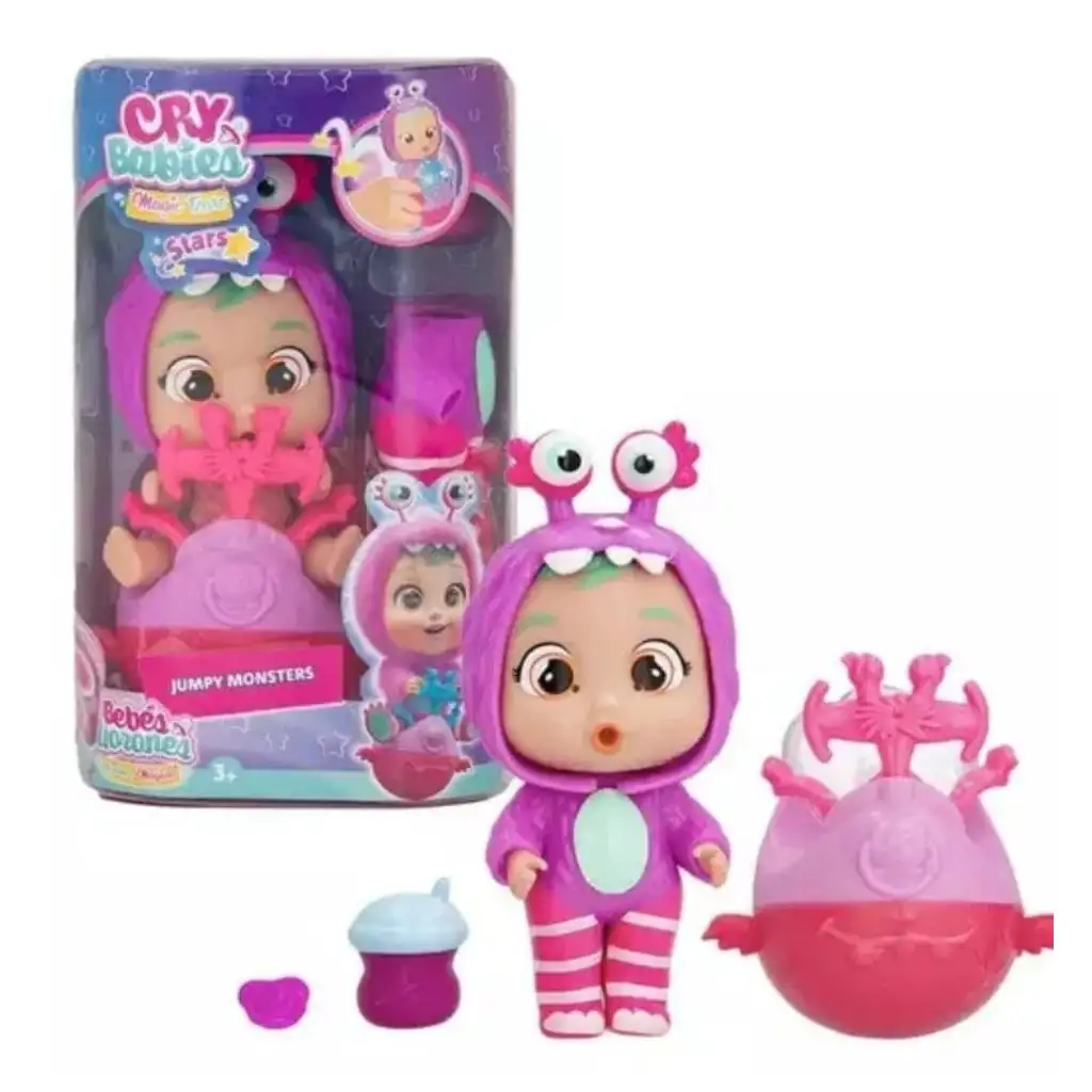 Cry Babies: Magic Tears Stars Jumpy Monsters bábika v rôznych variantoch 1ks kép 2