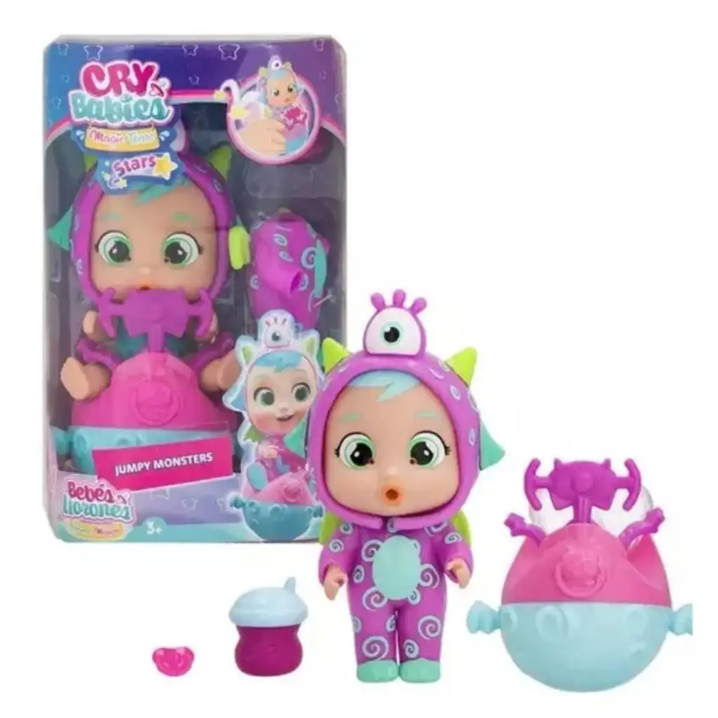 Cry Babies: Magic Tears Stars Jumpy Monsters bábika v rôznych variantoch 1ks kép 3