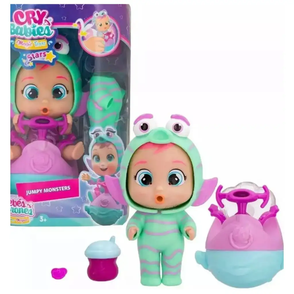 Cry Babies: Magic Tears Stars Jumpy Monsters bábika v rôznych variantoch 1ks kép 5