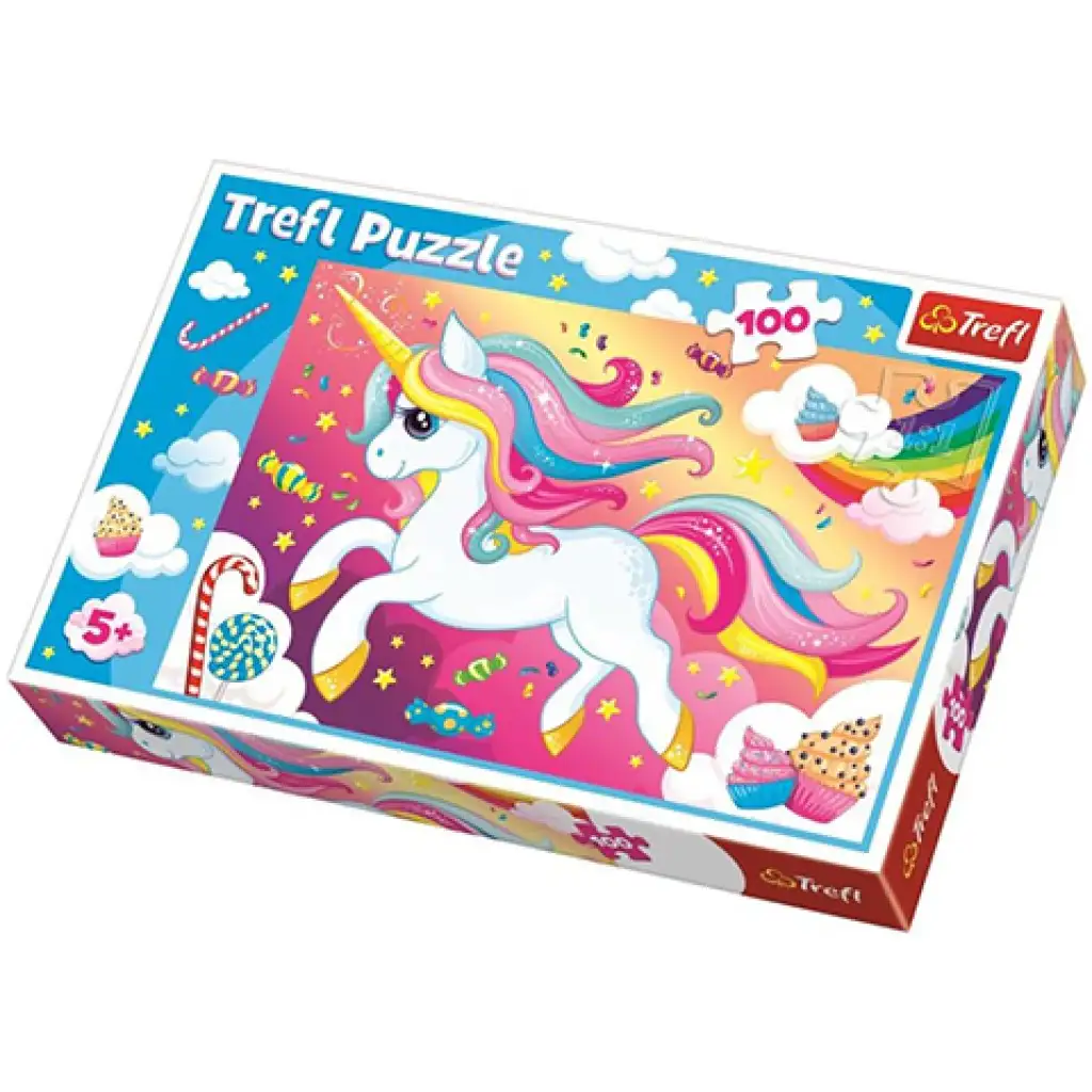 Csodálatos unikornis puzzle 100db-os - Trefl kép 1