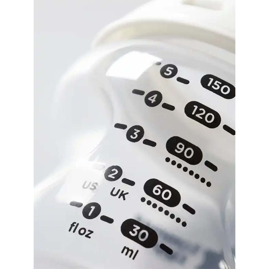 Tommee Tippee: Closer To Nature priehľadná fľaša na kŕmenie 150 ml (0 mesiacov+) kép 3