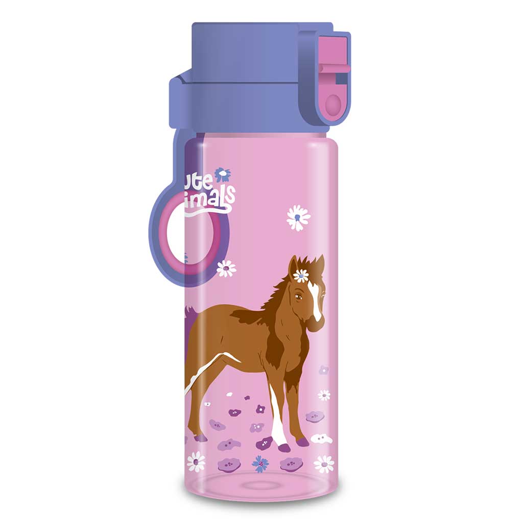 Ars Una: Cute Animals Horse ló mintás BPA mentes kulacs 475ml kép 1