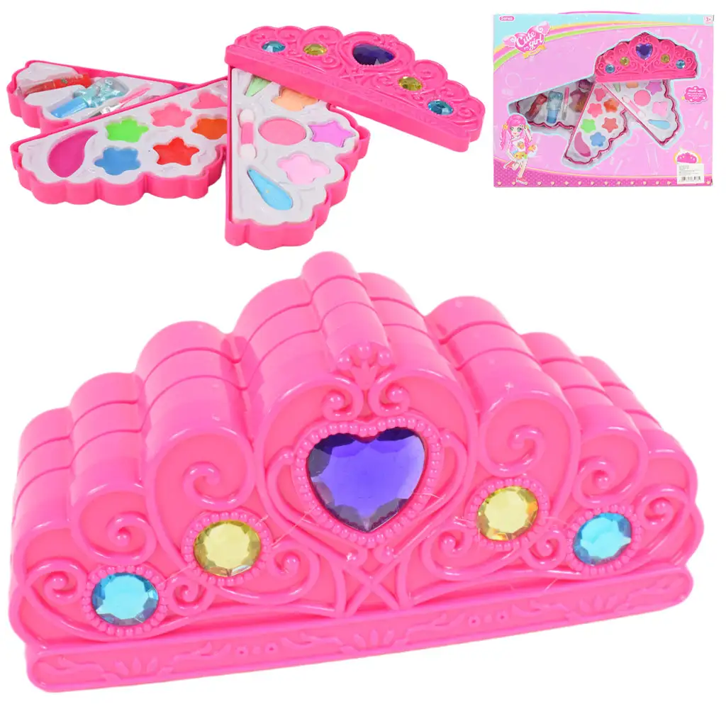 Cute Girl: Koruna trojposchodová mejkap paleta