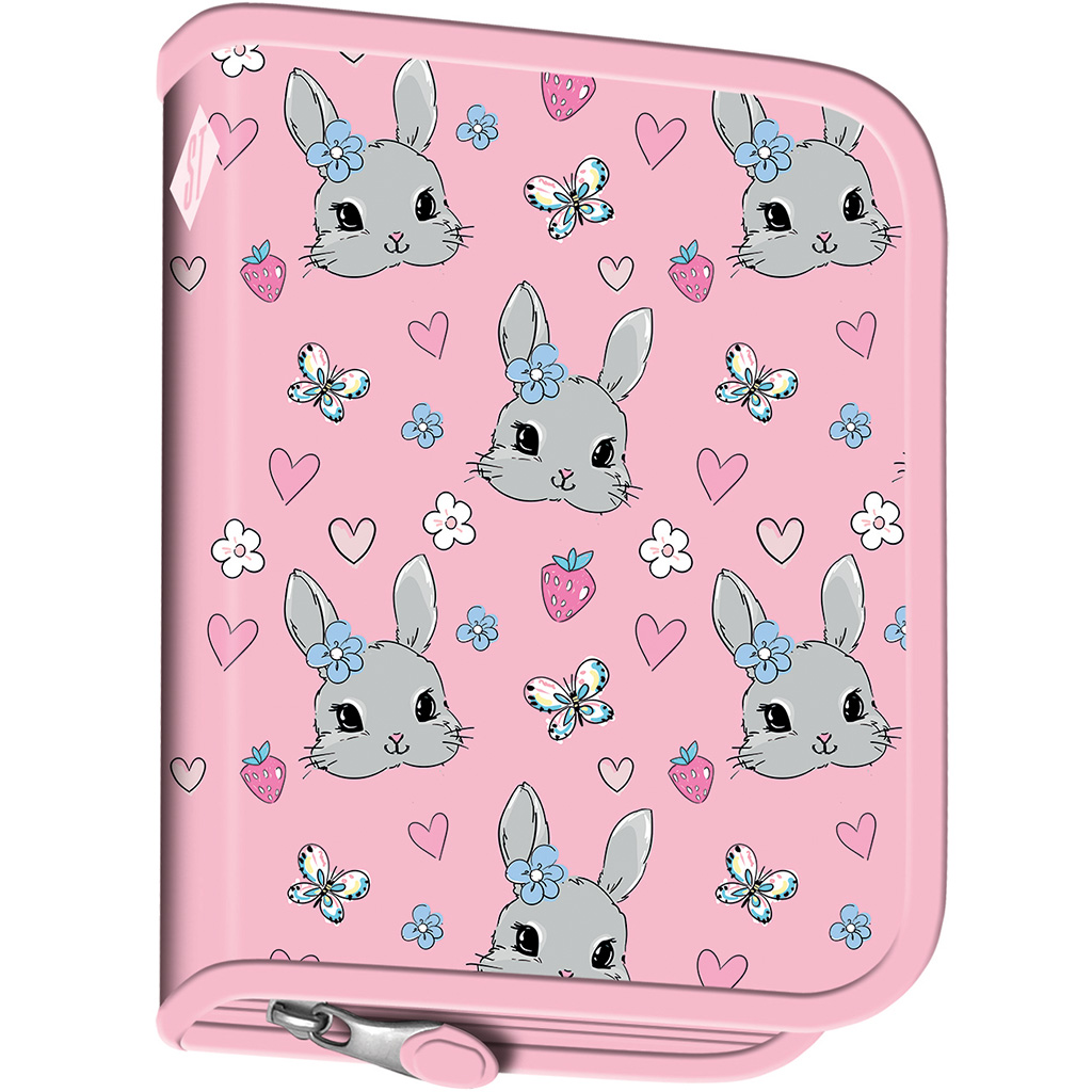 St.Right Cute Rabbit puzdro s motívom zajačika, rozkladacie, PC03, 20,5x14x3,5 cm kép 2