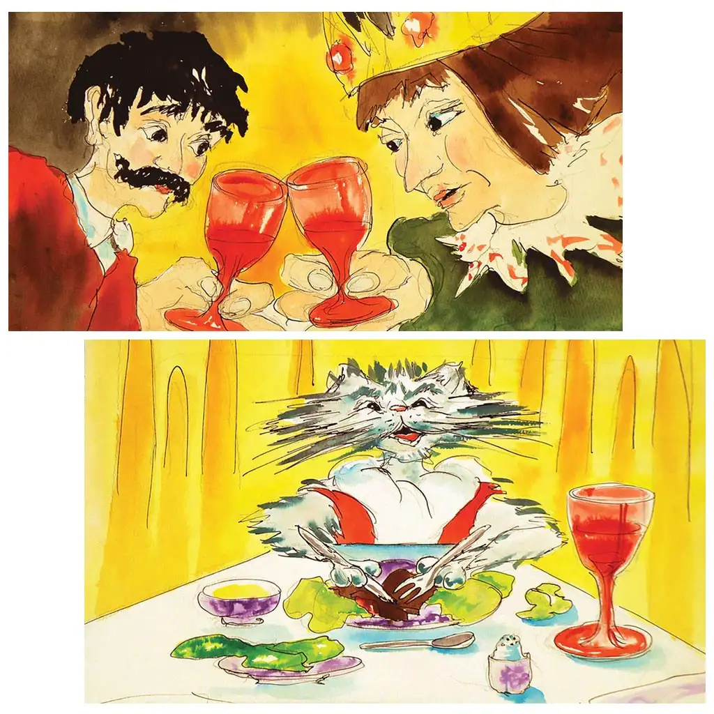 Grimmovci: Kocúr v čižmách diapozitív kép 2