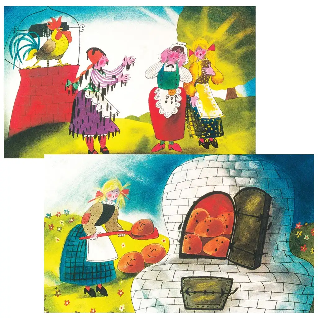 Bratia Grimmovci: Pani Zima diapozitív kép 2