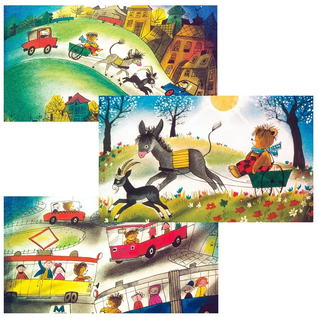 Kormos István: Vackor sa vydáva na ďalekú cestu diapozitív kép 2