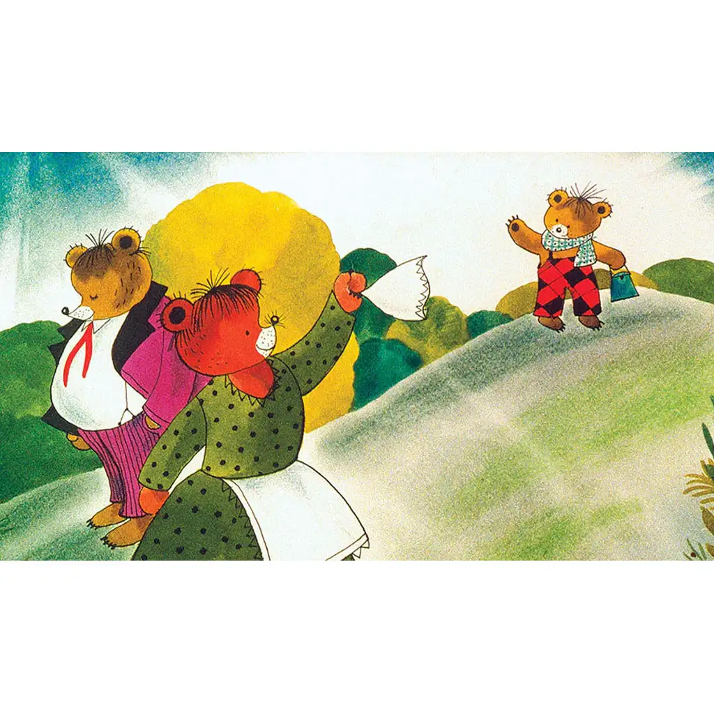 Kormos István: Vackor sa vydáva na ďalekú cestu diapozitív