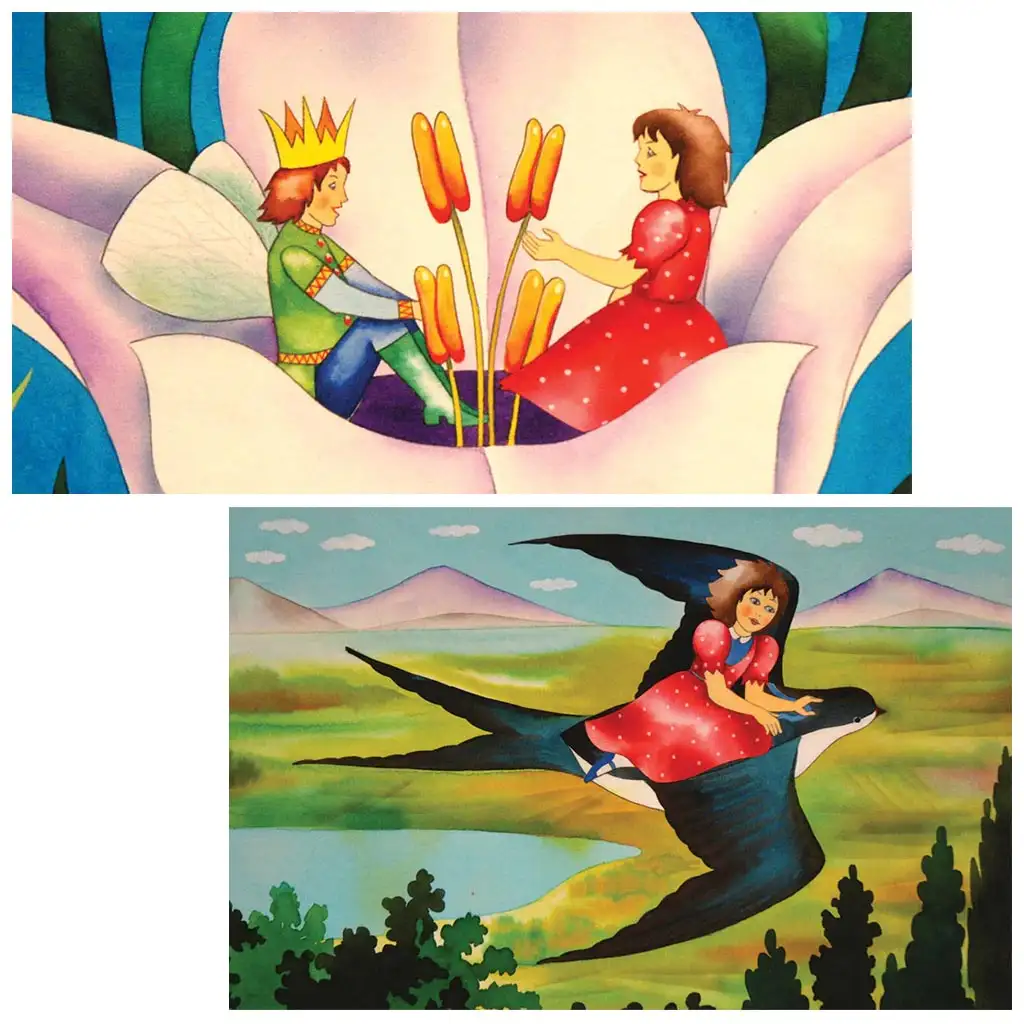 Andersen: Palculienka diapozitív kép 2