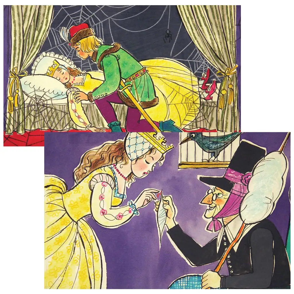 Bratia Grimmovci: Šípková Ruženka diapozitív kép 2