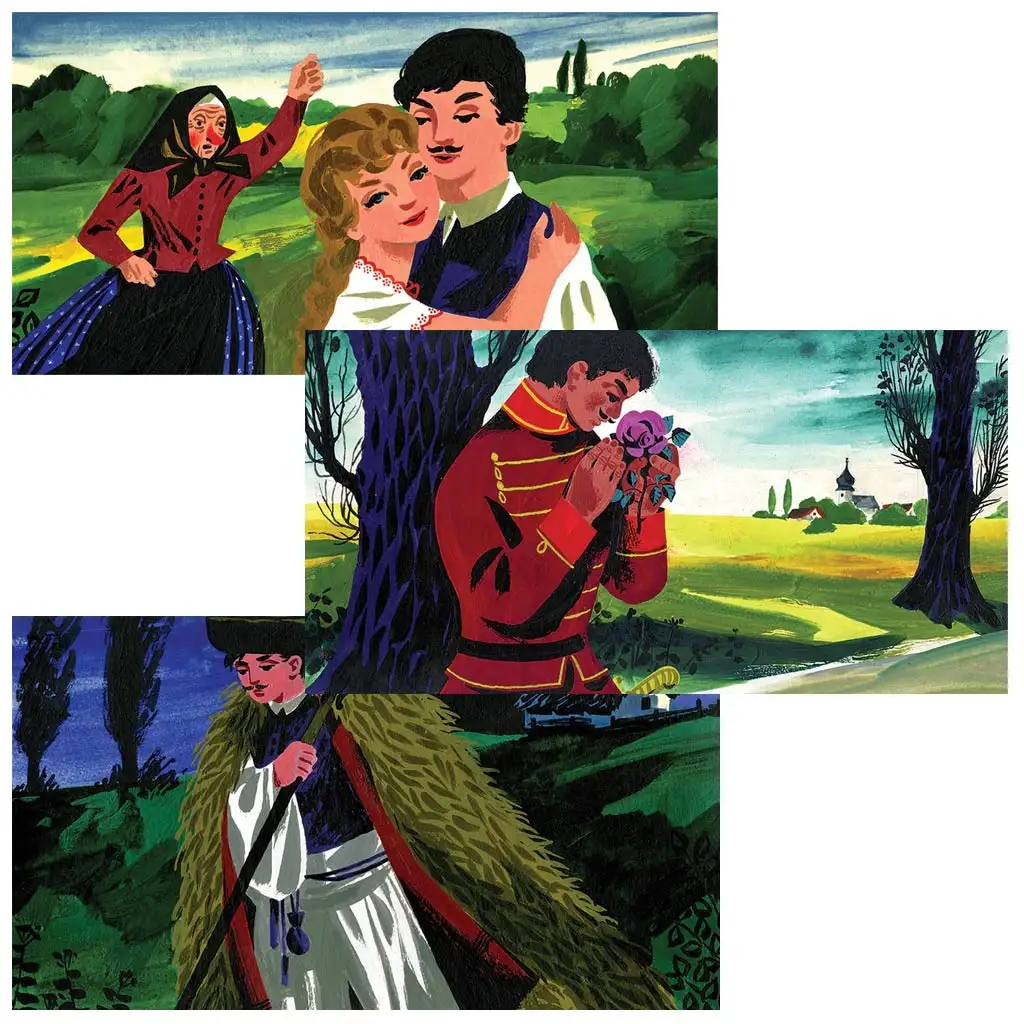 Petőfi Sándor: János vitéz diapozitív kép 2