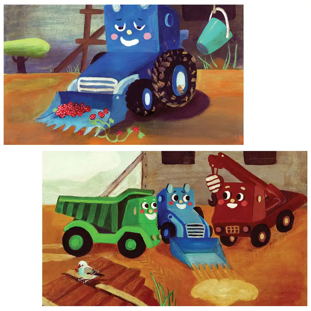 Malý bager diapozitív kép 2