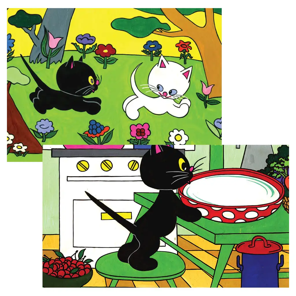 Cikicakk, čierna mačka diafilm kép 2