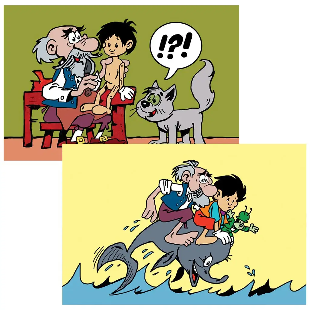 Pinocchio (s ilustráciami Attilu Dargaya) diapozitív kép 2