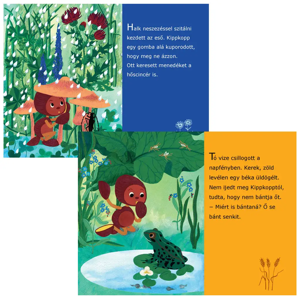 Kipkopp na tráve diapozitív kép 2