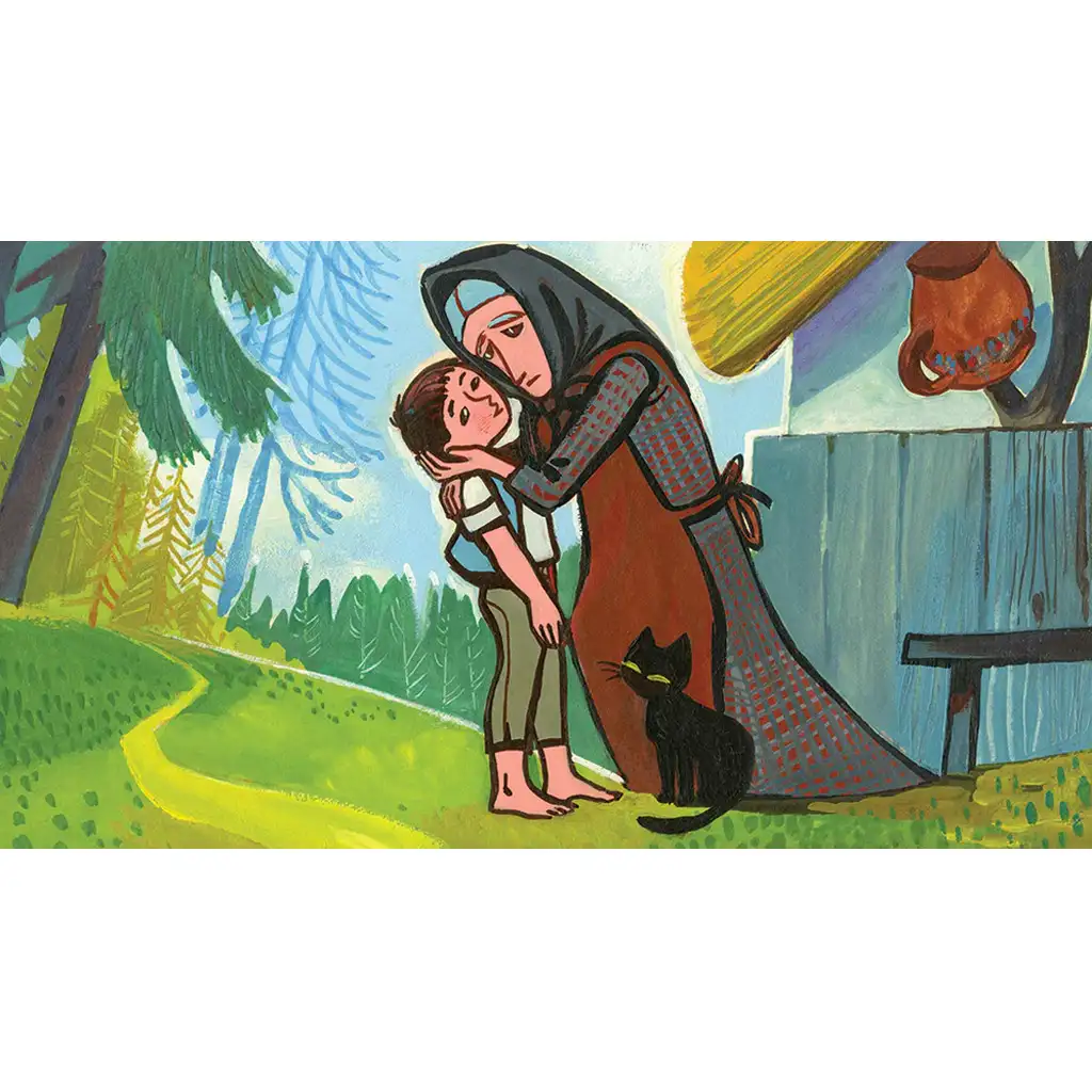 Malý Janko a jeho šťastie diapozitív