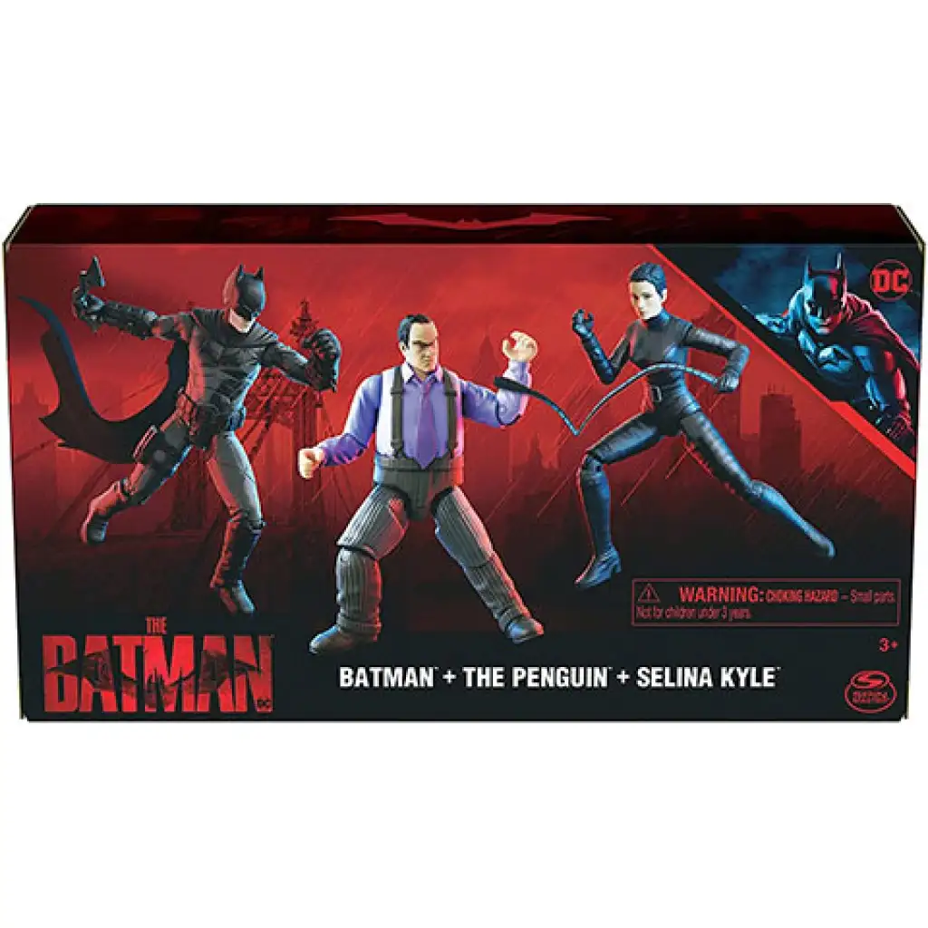 DC Comics: The Batman 3-dielny set figúrok - Spin Master