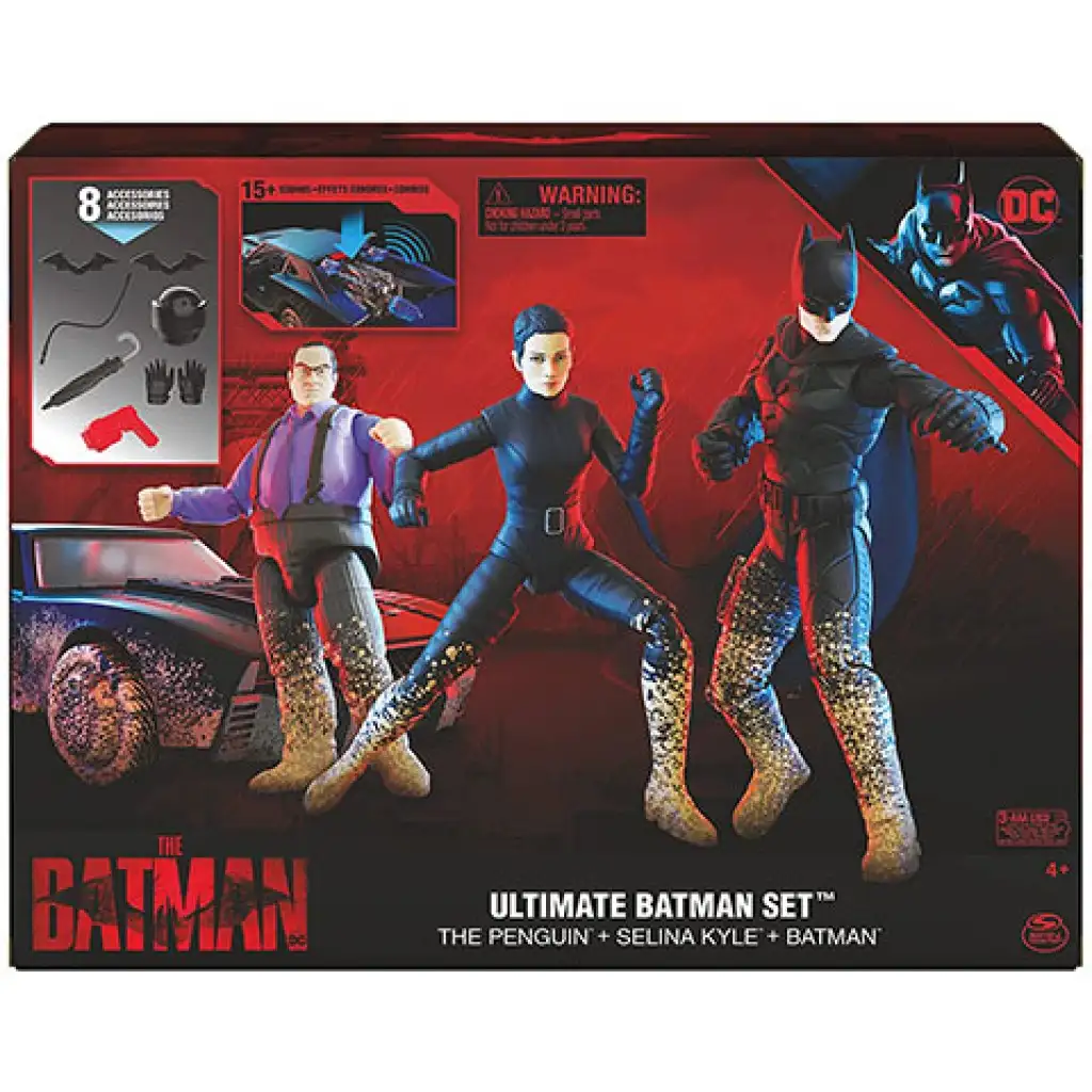 DC Comics: The Batman Ultimate hrací set s 10cm-ovými figúrkami - Spin Master