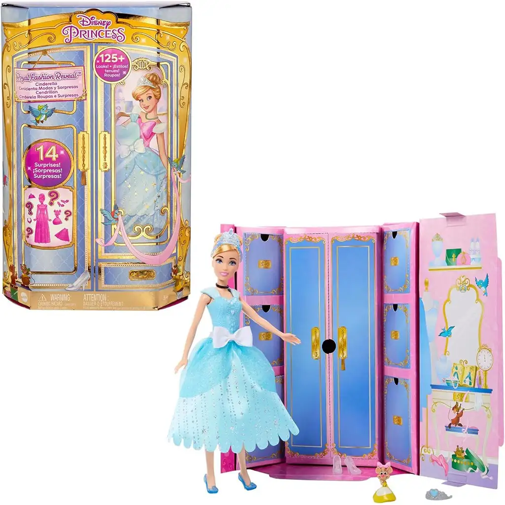 Disney Hercegnők: Divatkavalkád baba - Hamupipőke - Mattel kép 2
