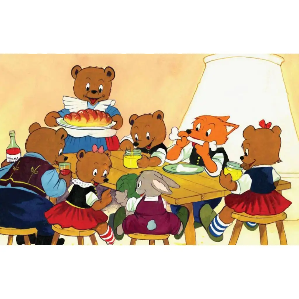 Kálmán Jenő: Róka Rudi v cirkuse diafilm kép 2