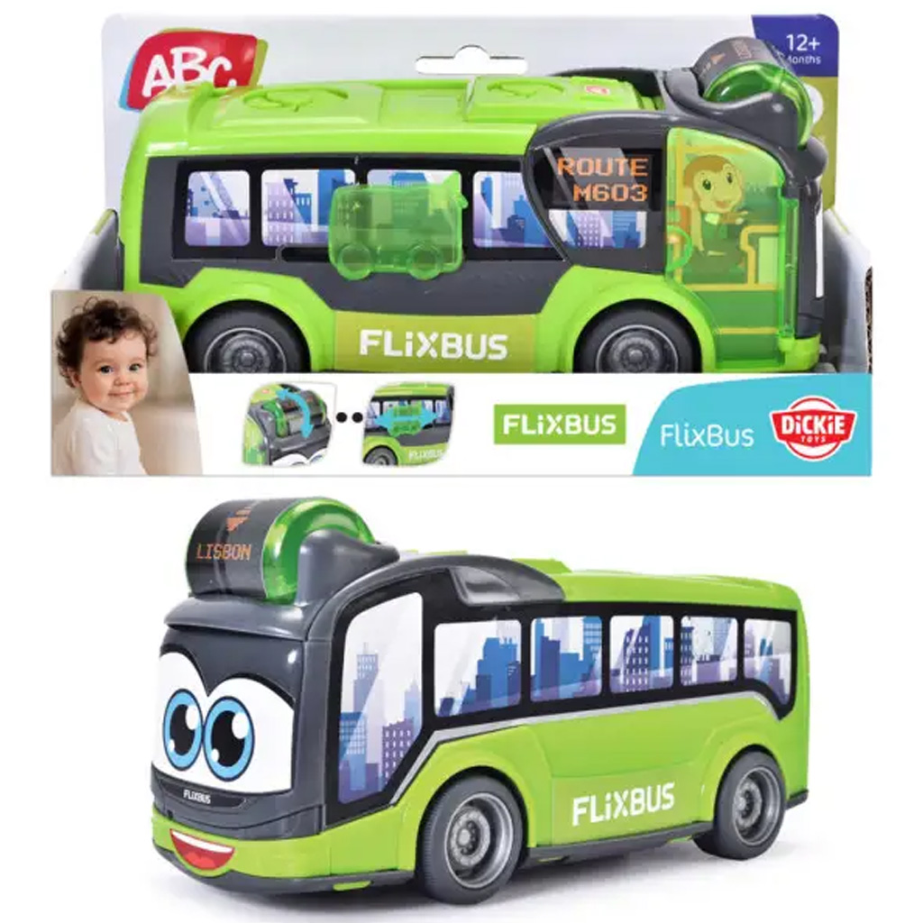 ABC Mosolygós Flixbus - Dickie Toys kép 1