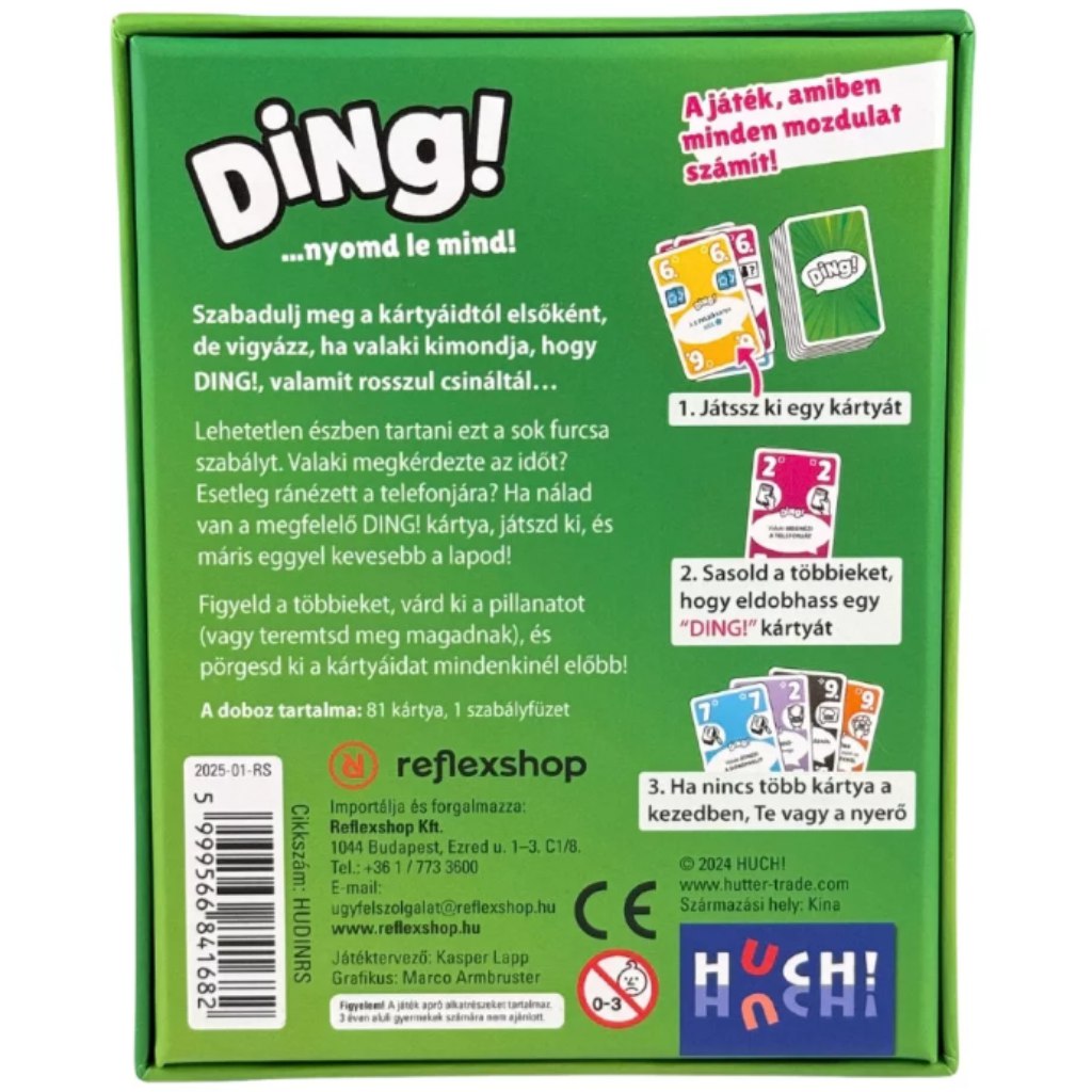 DING! Stlač všetkých stolová hra kép 2