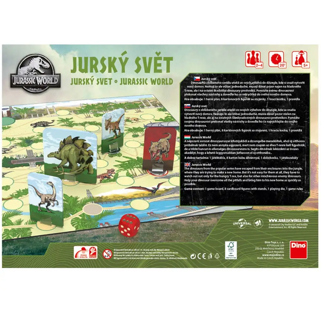 Jurassic World stolová hra kép 2