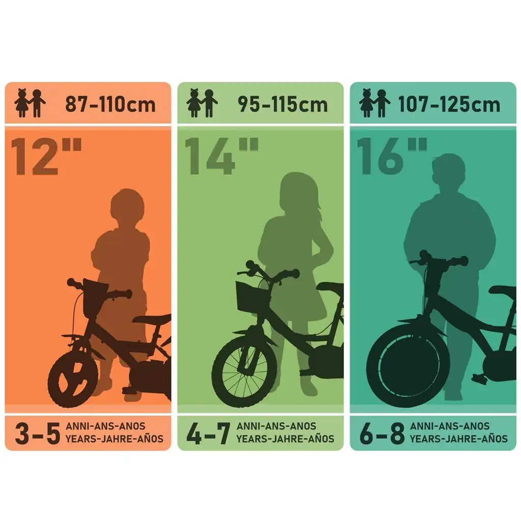 Flappy 12” detský bicykel s košíkom a sedadlom pre bábiku v ružovo-bielej farbe - Dino Bikes bicykel kép 4