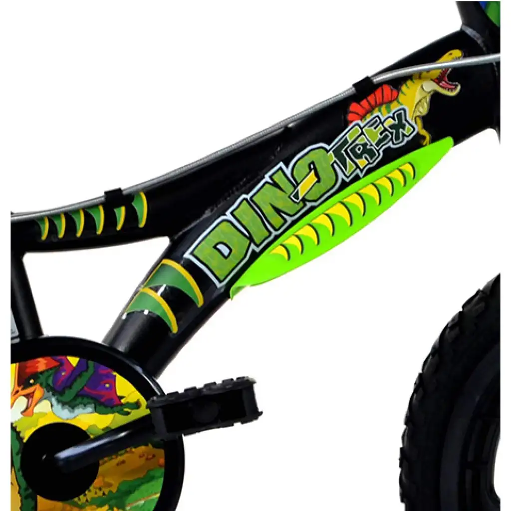 16-palcový detský bicykel s motívom dinosaura T‑Rex – Dino Bikes kép 3