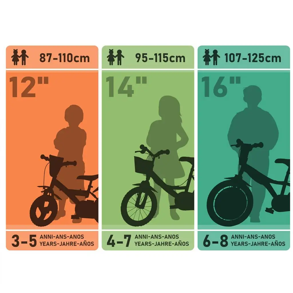 Flappy 14” detský bicykel s košíkom a sedačkou pre bábiku v ružovo-bielej farbe – bicykel Dino Bikes kép 4