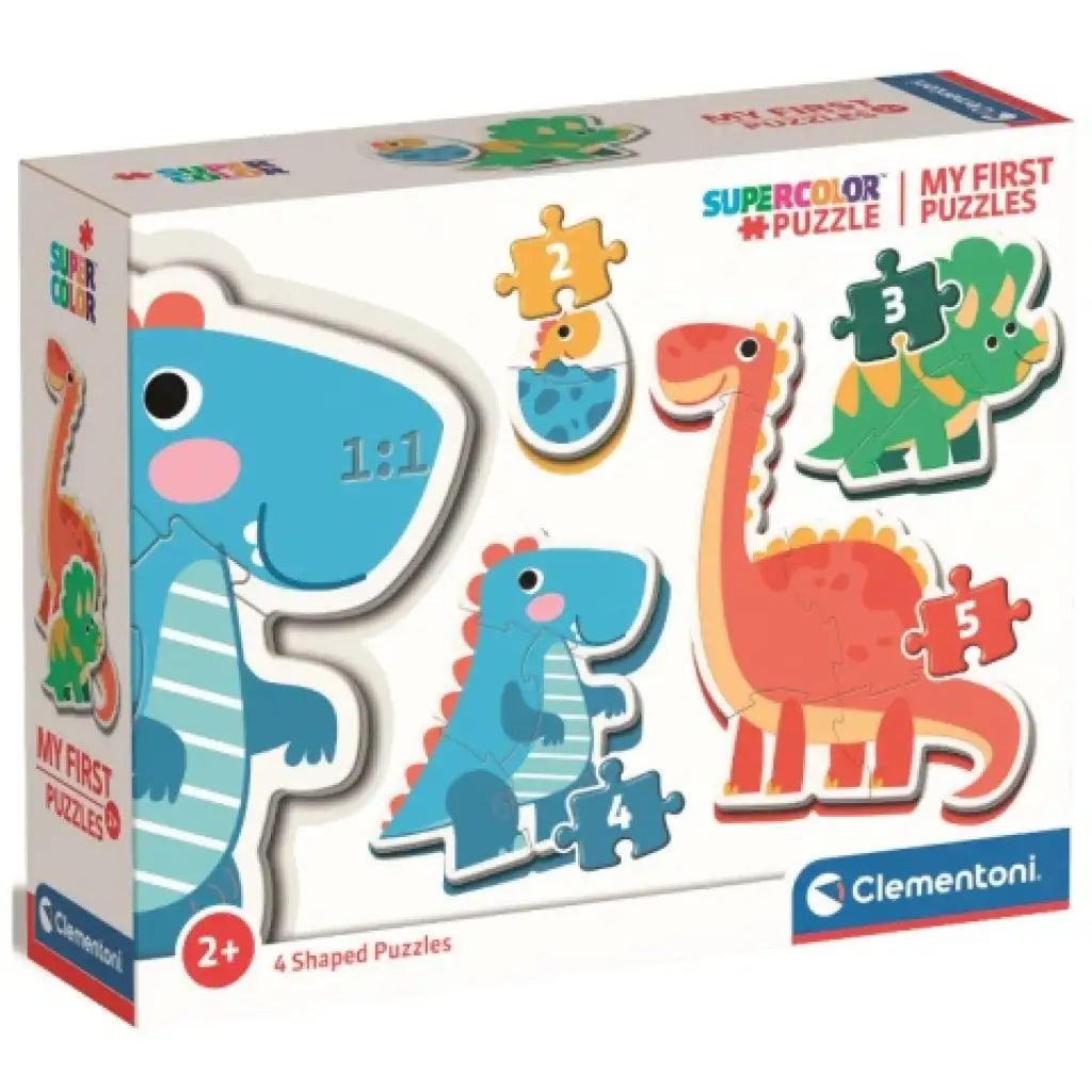 Dinosaury 4v1 baby puzzle 2-3-4-5ks - Clementoni