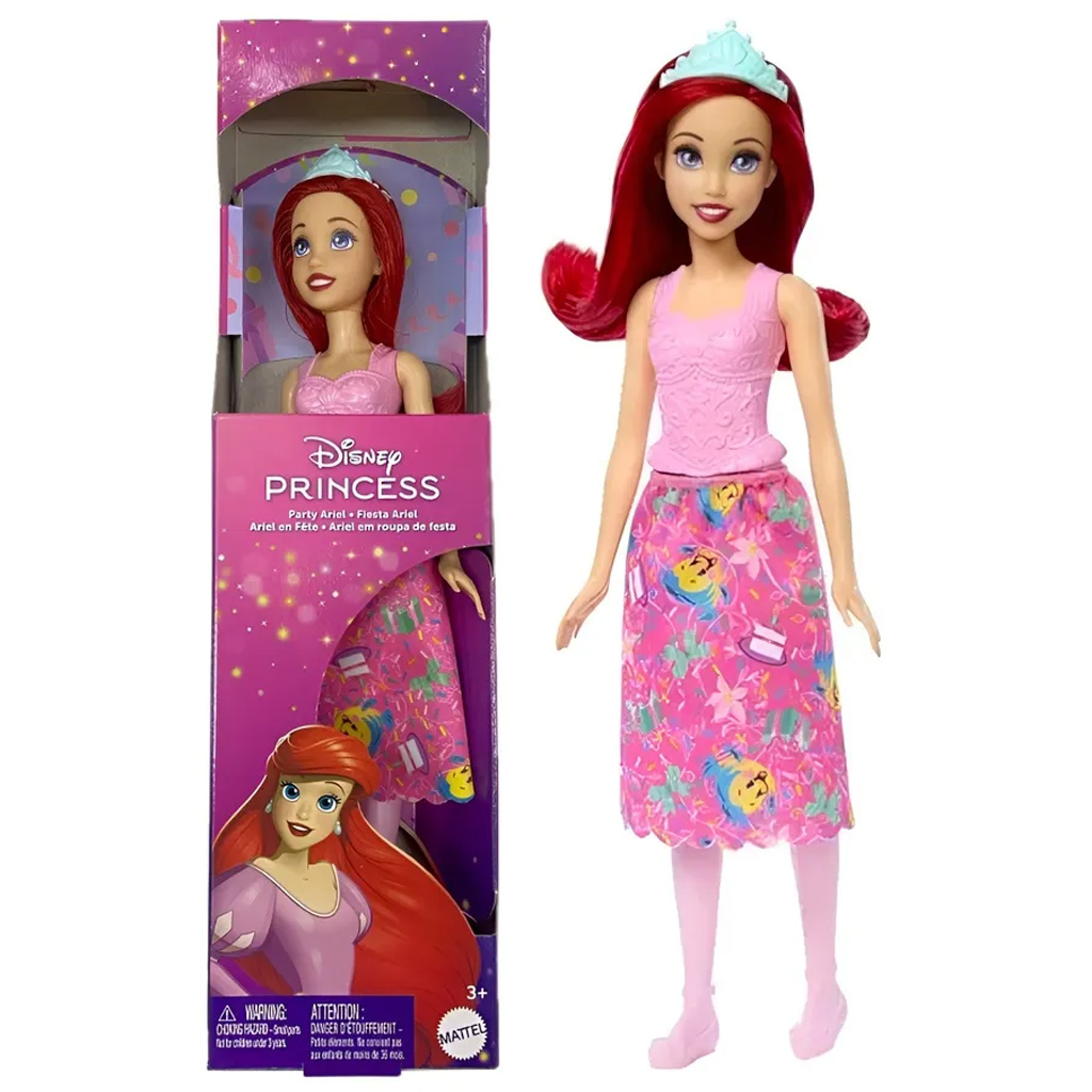 Disney Princezné: Bábika princezná Ariel na párty – Mattel