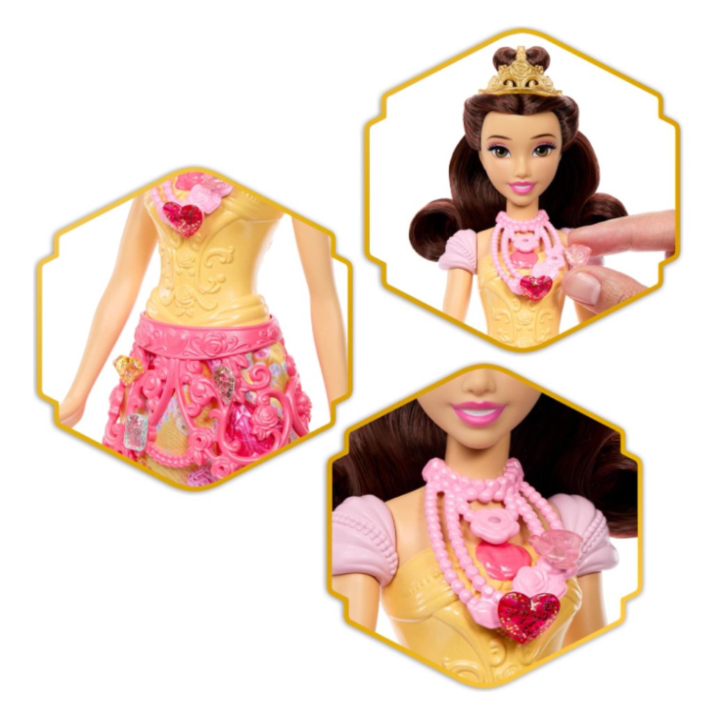 Disney princezné: Figúrka s prekvapením - Belle - Mattel kép 2