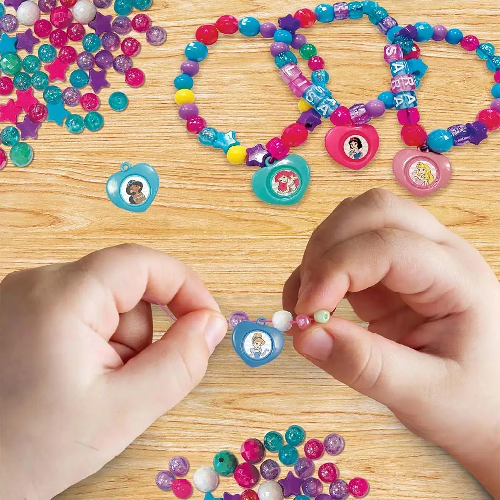 Sada na výrobu šperkov Disney Princezné v diamantovom úložnom boxe – Lisciani kép 2