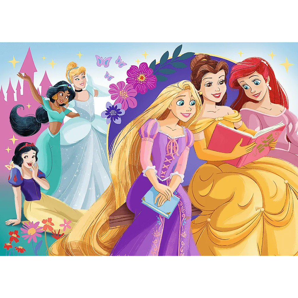 Disney princezné 100-dielne trblietavé puzzle - Trefl kép 2