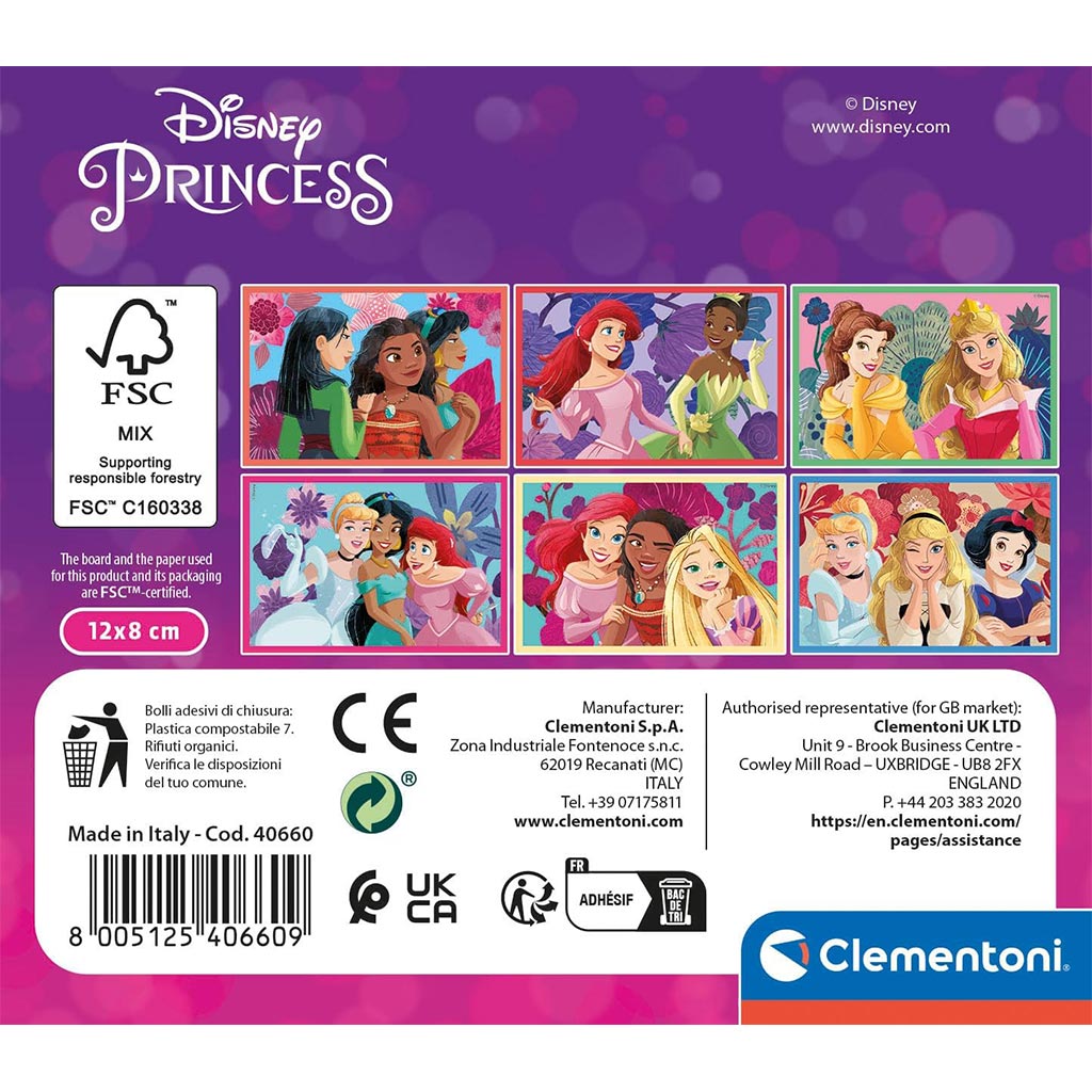 Disney+Princezné+6-dielna+rozprávková+kocka+-+Clementoni kép 2