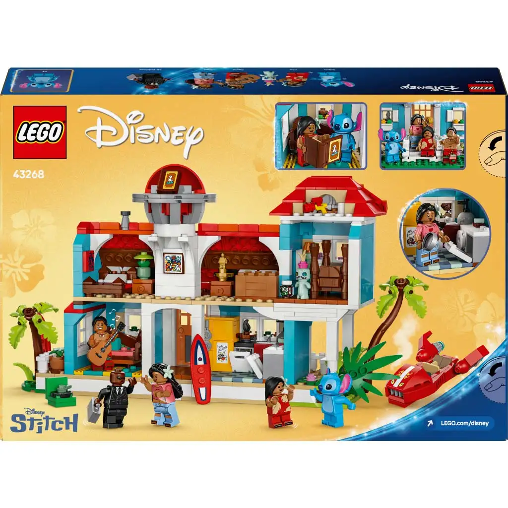 LEGO® Disney: Lilo a Stitchov plážový dom (43268) kép 2
