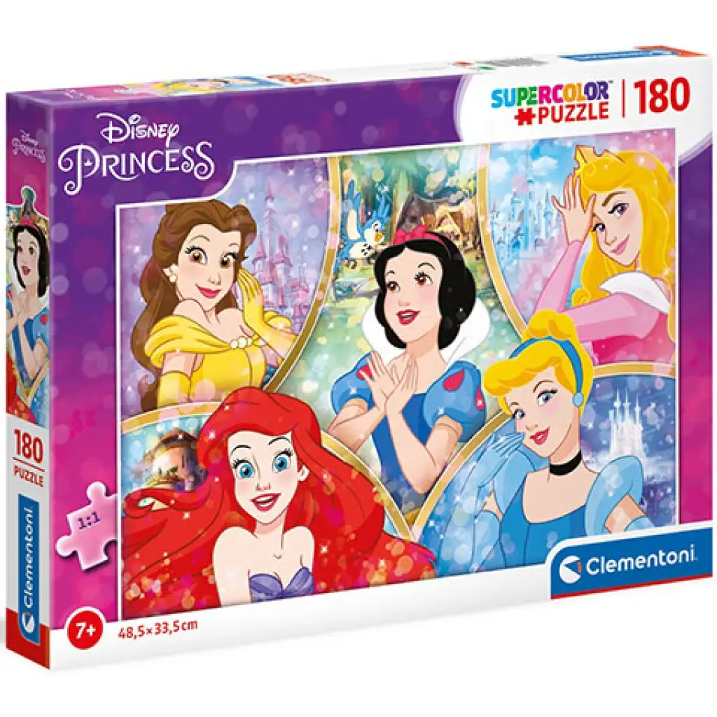 Disney Princess Supercolor puzzle 180ks - Clementoni