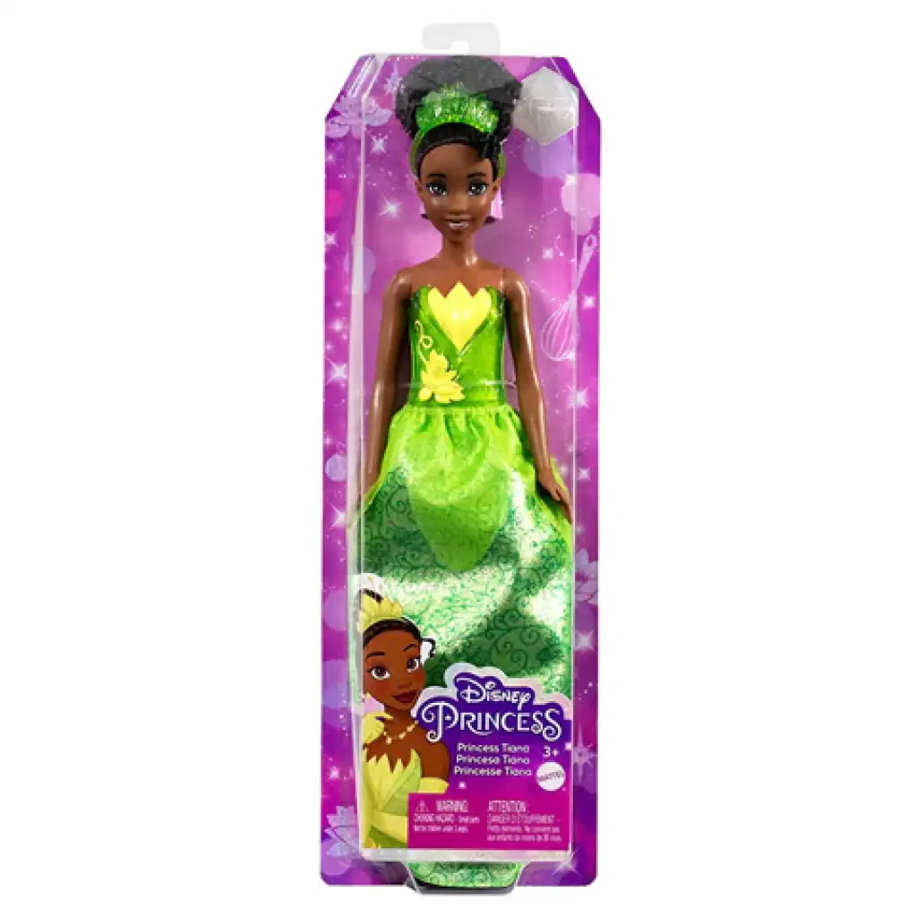 Disney Princess: Trblietavá Tiana princezná bábika - Mattel