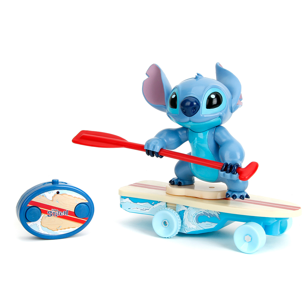 Disney Stitch RC diaľkovo ovládaný surfovací skateboard 25 cm - Jada Toys kép 3