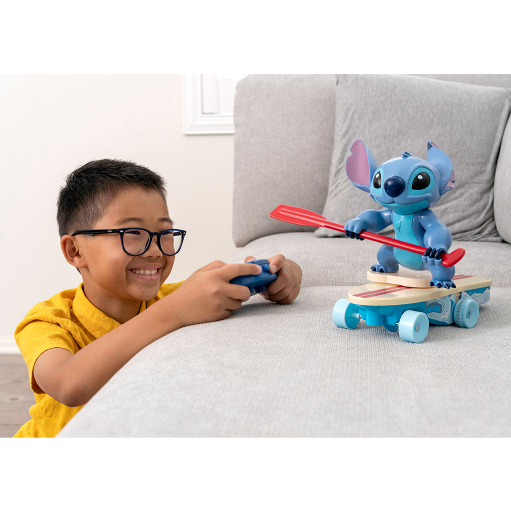 Disney Stitch RC diaľkovo ovládaný surfovací skateboard 25 cm - Jada Toys kép 6
