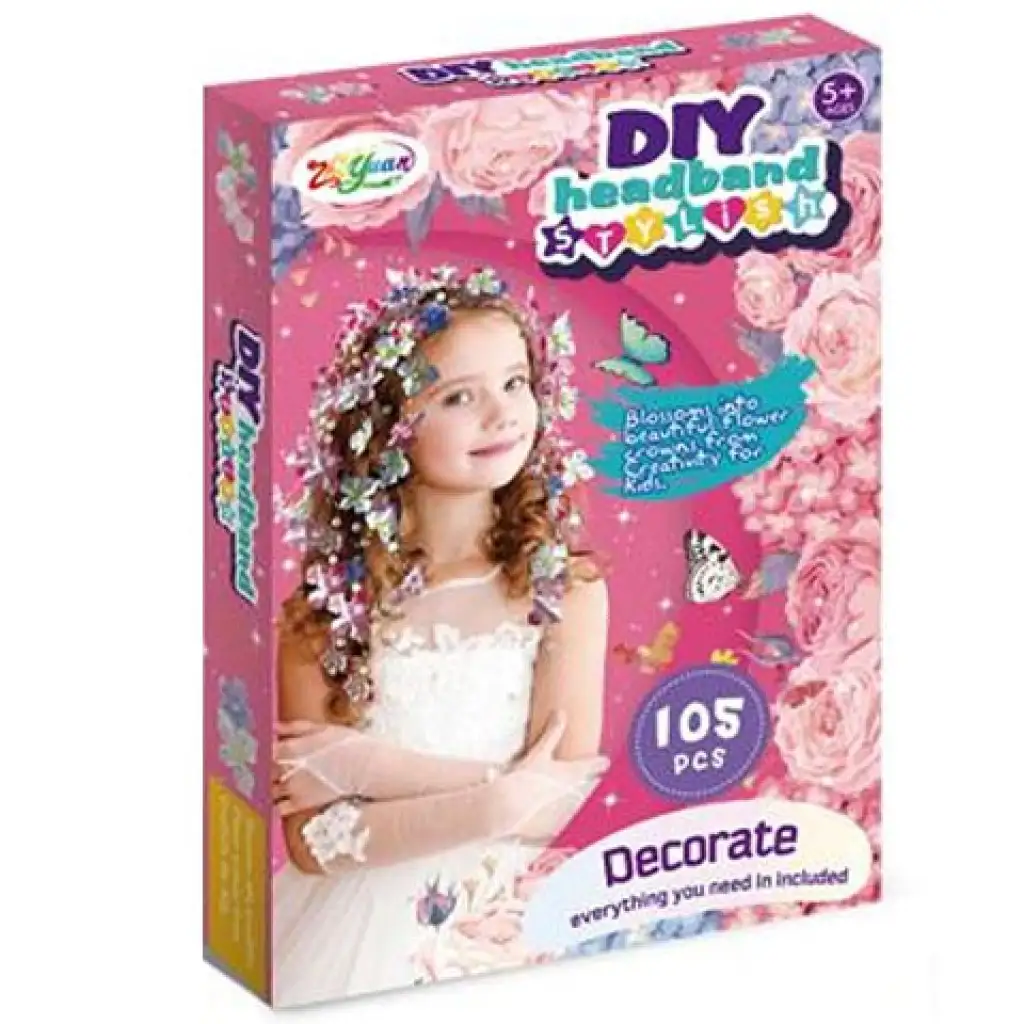 DIY Headband set na dekoráciu vlasov 105ks