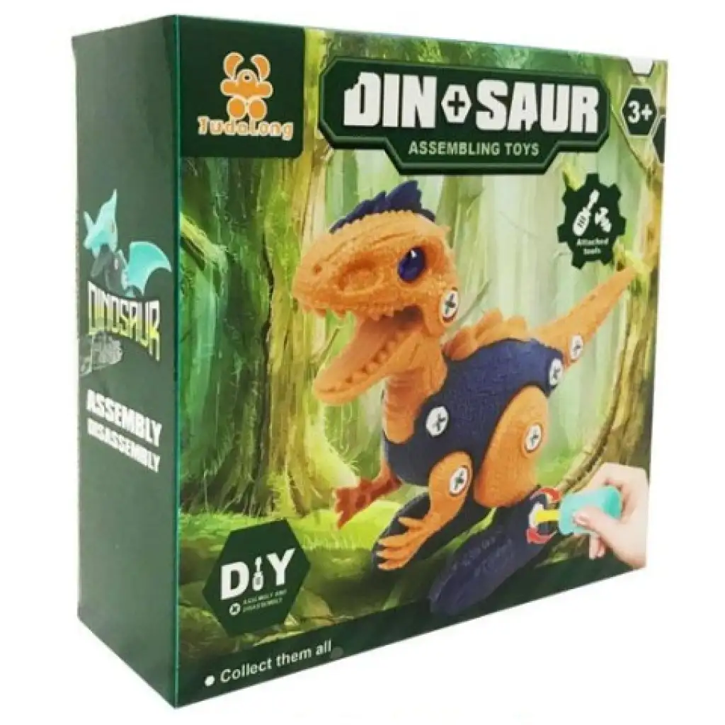 DIY Velociraptor skrutkovacia figúrka dinosaura