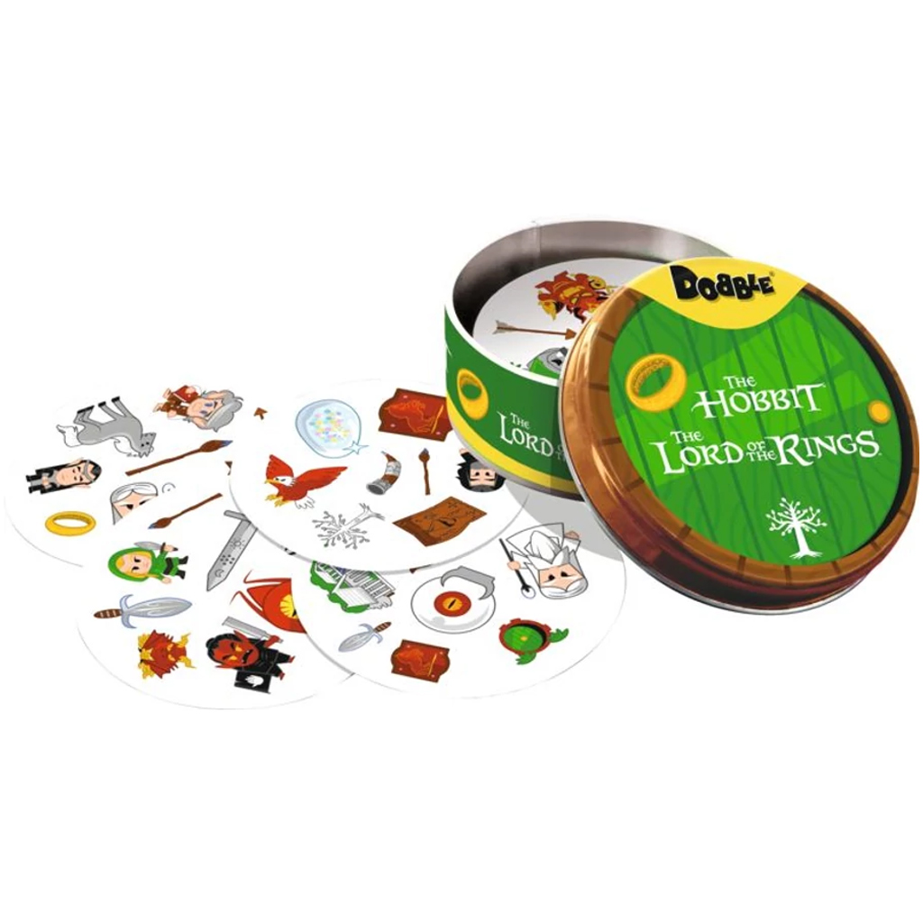 Dobble Hobbit – Stolová hra Po stopách Prsteňa kép 3