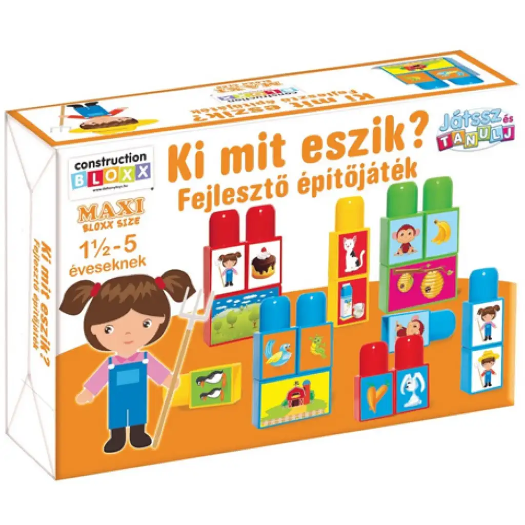 Hraj sa a uč sa!: Kto čo je? Zručná stavebnica - D-Toys